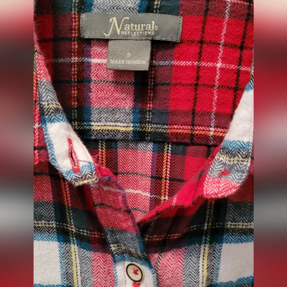 Natural Reflections Plaid Size Small-Excellent Condition - Picture 2 of 8